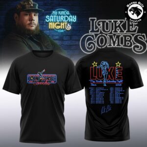 Luke Combs My Kinda Saturday Night Tour 2026 T Shirt 6