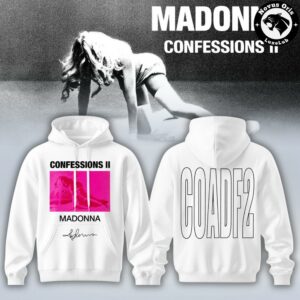 Madonna Confessions II Album Hoodie Purple Aesthetic Pop Music Fan Pullover 4