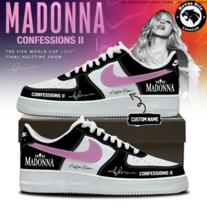 Madonna Confessions II Custom Air Force 1 FIFA World Cup 2026 Halftime Rainbow Shoes 2
