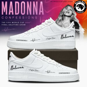 Madonna Confessions II Custom Air Force 1 FIFA World Cup 2026 Halftime Rainbow Shoes 4