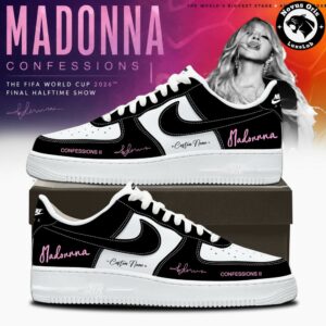 Madonna Confessions II Custom Air Force 1 FIFA World Cup 2026 Halftime Rainbow Shoes 8