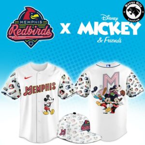 Memphis Redbirds x Disney Mickey Friends Baseball Jersey