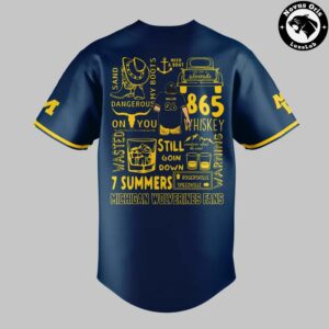 Michigan Wolverines Morgan Wallen Still The Problem Tour 2026 New Baseball Jersey 3