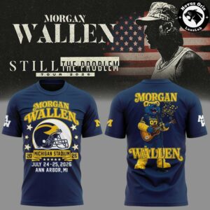 Morgan Wallen x Michigan Wolverines Still The Problem Tour 2026 T-Shirt