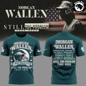 Morgan Wallen x Philadelphia Eagles Still The Problem Tour 2026 Baseball Jersey