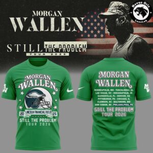 Morgan Wallen x Philadelphia Eagles Still The Problem Tour 2026 Baseball Jersey 2