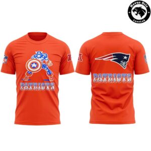 New England Patriots x Disney Characters Merchandise Collection T Shirt 2