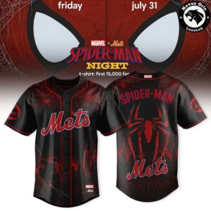 New York Mets x Marvel Spider-Man Night Baseball Jersey