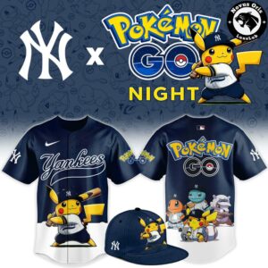 New York Yankees x Pokemon GO Night 2026 Baseball Jersey