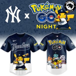 New York Yankees x Pokemon GO Night 2026 Baseball Jersey 2