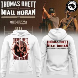 Niall Horan x Thomas Rhett Live Concert 2026 Tour Merchandise Hoodie 3