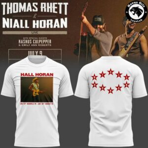 Niall Horan x Thomas Rhett Live Concert 2026 Tour Merchandise T Shirt 2