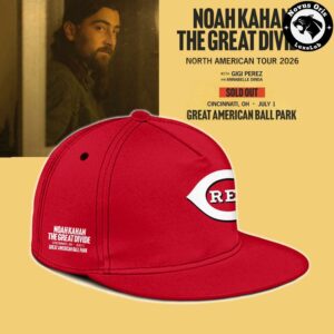 Noah Kahan Cincinnati Reds The Great Divide Tour 2026 Jersey 4