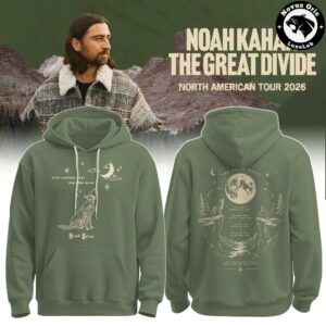 Noah Kahan The Great Divide Tour 2026 Hoodie