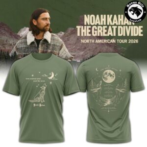 Noah Kahan The Great Divide Tour 2026 T-Shirt