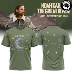 Noah Kahan The Great Divide Tour 2026 T Shirt 3