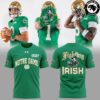 Notre Dame Fighting Irish Wear Green Football T-Shirt