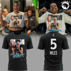 Olivia Miles Minnesota Lynx Cant You See SLAM Graphic T Shirt 3