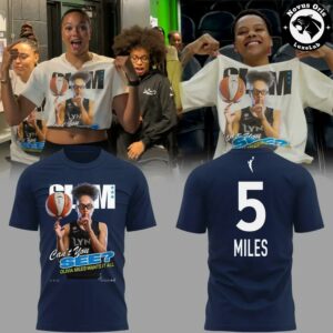 Olivia Miles Minnesota Lynx Cant You See SLAM Graphic T Shirt 4