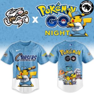Omaha Storm Chasers x Pokemon GO Night 2026 Baseball Jersey 2