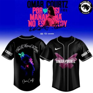 Omar Courtz Por Si Mañana No Estoy World Tour 2026 Baseball Jersey