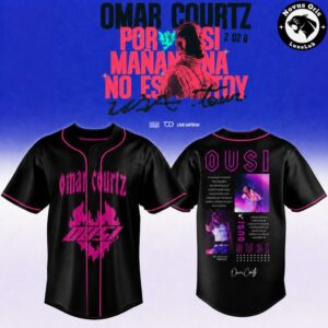 Omar Courtz Por Si Maana No Estoy World Tour 2026 Baseball Jersey 5