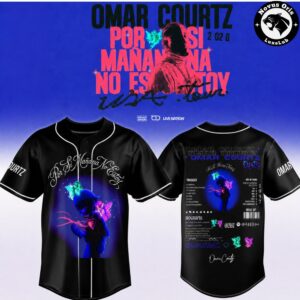 Omar Courtz Por Si Maana No Estoy World Tour 2026 Baseball Jersey 6