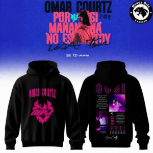 Omar Courtz Por Si Maana No Estoy World Tour 2026 Hoodie 3