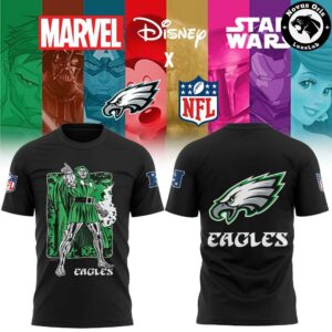 Philadelphia Eagles x Disney Characters Merchandise Collection T-Shirt