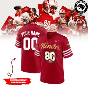 San Francisco 49ers 80th Anniversary Limited Edition Football Jersey 2