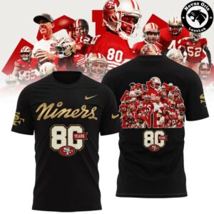 San Francisco 49ers 80th Anniversary Limited Edition T Shirt 3