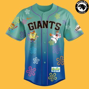 San Francisco Giants x SpongeBob SquarePants 2026 Baseball Jersey 2
