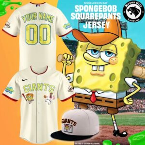 San Francisco Giants x SpongeBob SquarePants 2026 Baseball Jersey 4
