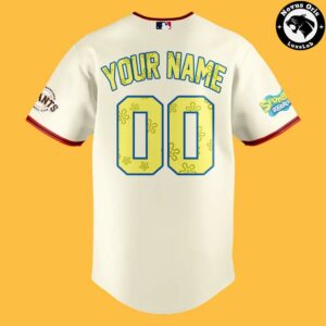 San Francisco Giants x SpongeBob SquarePants 2026 Baseball Jersey 6