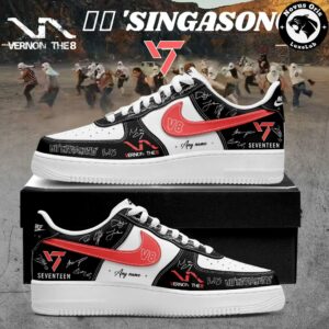 Seventeen V8 Singasong Debut Album K Pop Custom Air Force 1 2