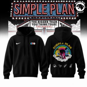 Simple Plan Bigger Than You Think Tour 2026 Hoodie 2