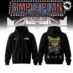 Simple Plan Bigger Than You Think Tour 2026 Hoodie 3