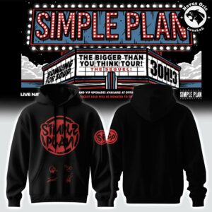 Simple Plan Bigger Than You Think Tour 2026 Hoodie 6