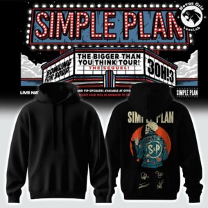 Simple Plan Bigger Than You Think Tour 2026 Hoodie 7
