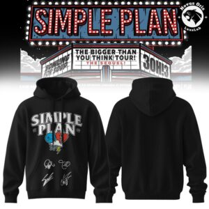 Simple Plan Bigger Than You Think Tour 2026 Hoodie 8