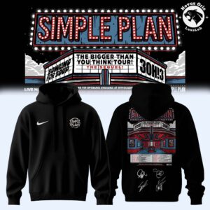 Simple Plan Bigger Than You Think Tour 2026 Hoodie 9