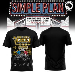 Simple Plan Bigger Than You Think Tour 2026 T-Shirt