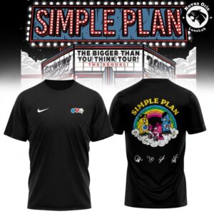 Simple Plan Bigger Than You Think Tour 2026 T Shirt 2
