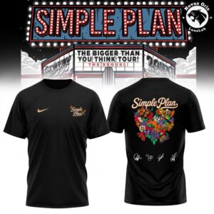 Simple Plan Bigger Than You Think Tour 2026 T Shirt 3