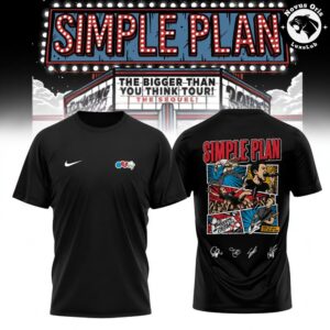 Simple Plan Bigger Than You Think Tour 2026 T Shirt 4
