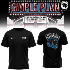 Simple Plan Bigger Than You Think Tour 2026 T Shirt 6