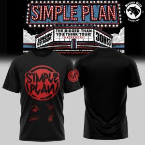 Simple Plan Bigger Than You Think Tour 2026 T Shirt 7