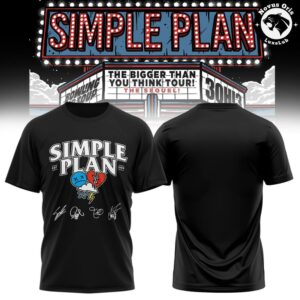Simple Plan Bigger Than You Think Tour 2026 T Shirt 8