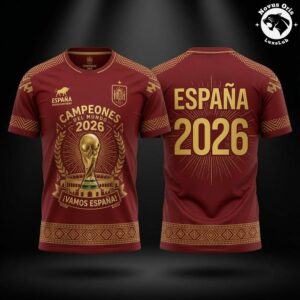 Spain 2026 World Cup Champions T Shirt 2