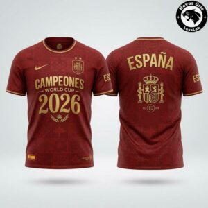 Spain 2026 World Cup Champions T Shirt 3